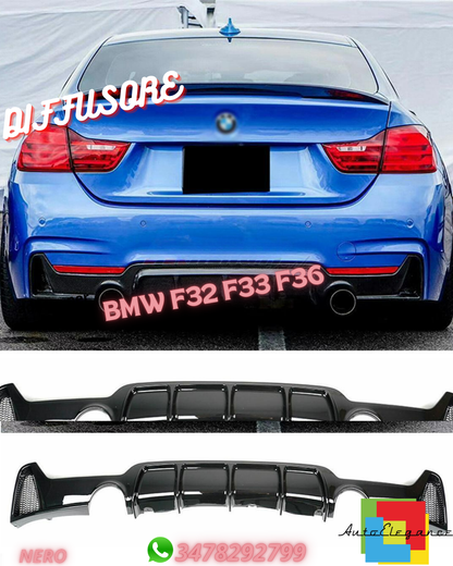 👉DIFFUSORE + SPLITTER ADATTO PER BMW F32 F33 F36⭐