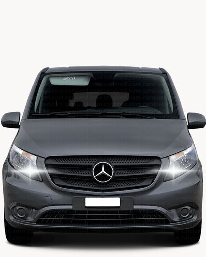 COPPIA LUCI DI POSIZIONE A LED MERCEDES VITO W639 FINO A 2010 T10 CANBUS 6000K