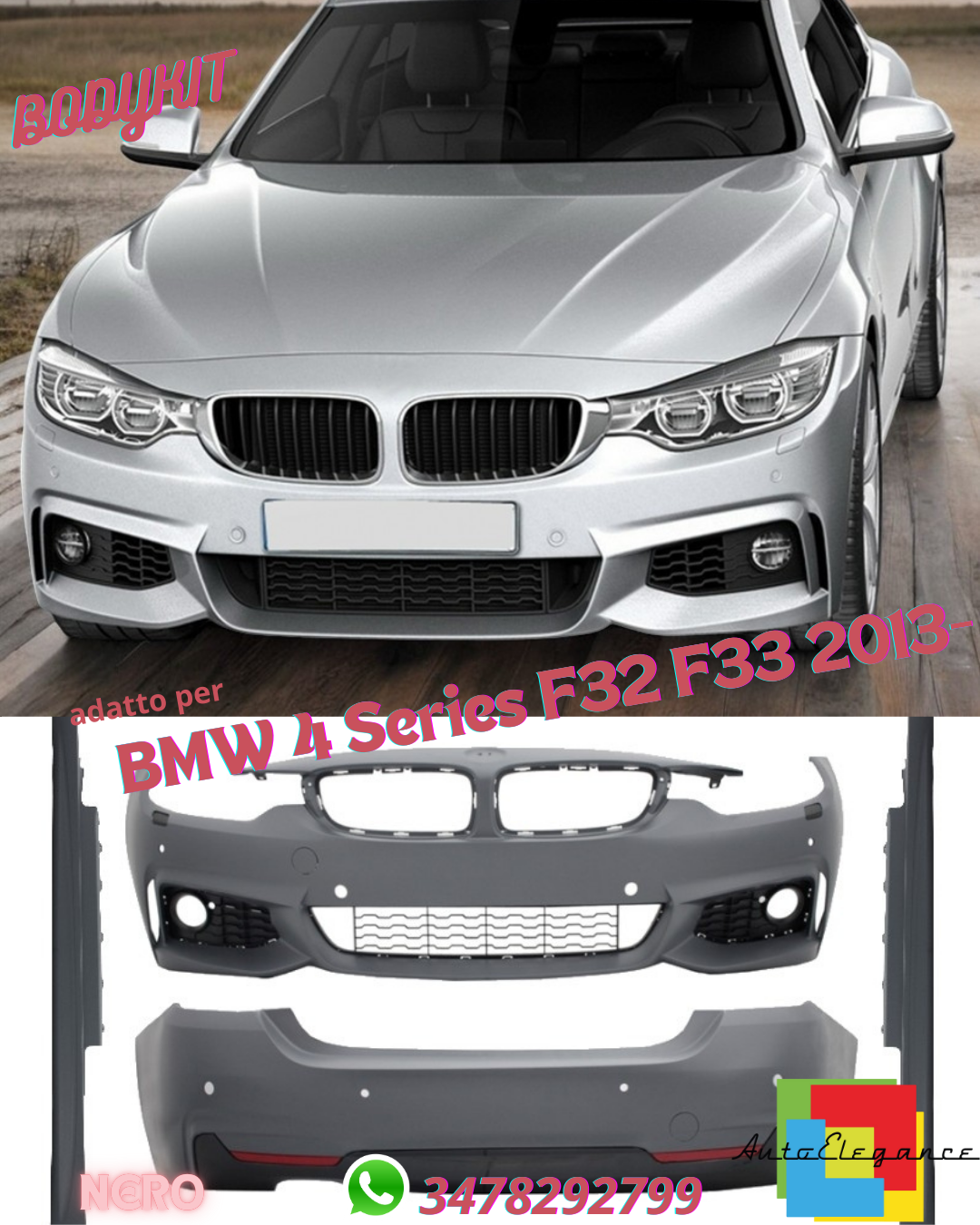 ✨BODYKIT suitable for suitable for BMW 4 Series F32 F33 2013+ Sport Design✨