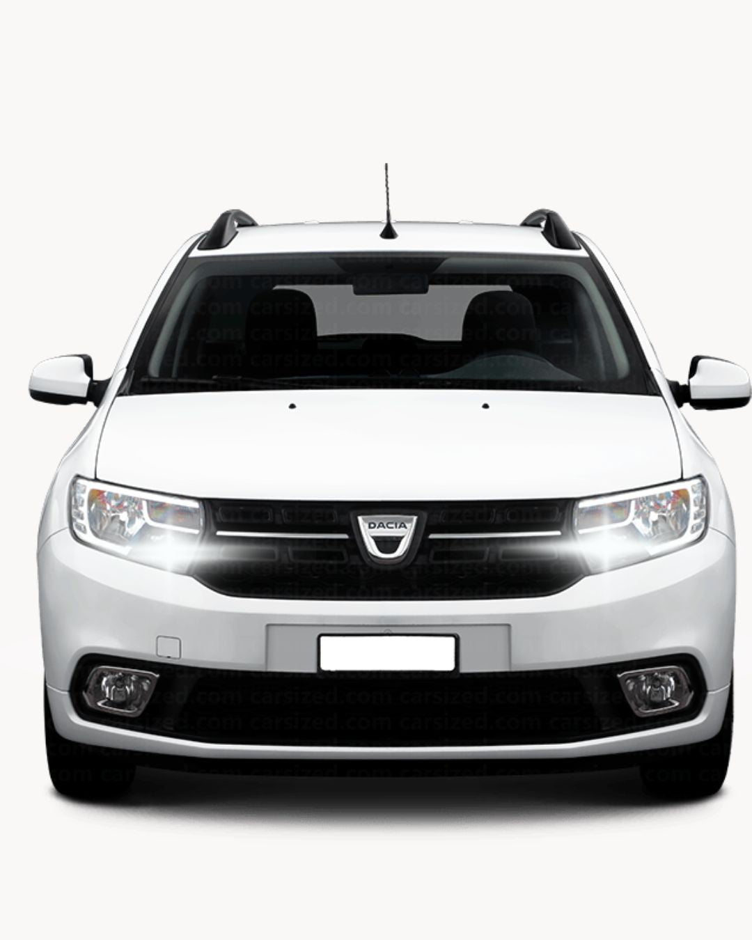 COPPIA LUCI POSIZIONE 10 LED DACIA LOGAN MK1 T10 CANBUS CON LENTE FRONTALE 440LM