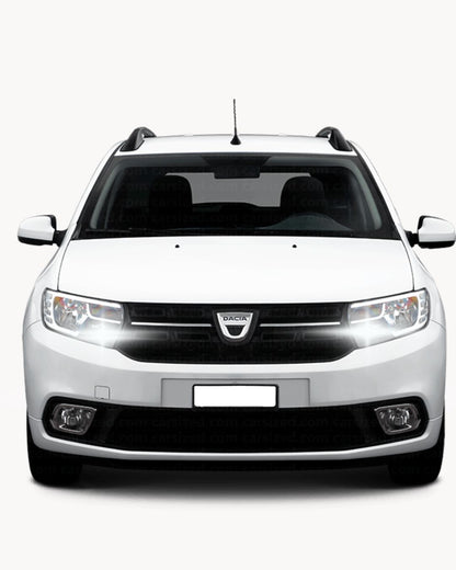 COPPIA LUCI POSIZIONE 10 LED DACIA LOGAN MK1 T10 CANBUS CON LENTE FRONTALE 440LM