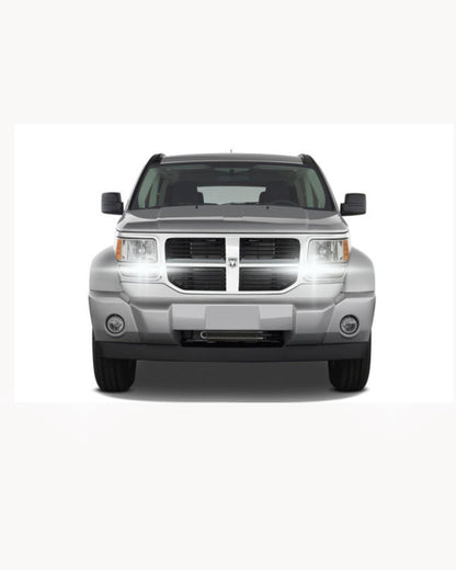 COPPIA LUCI POSIZIONE 10 LED PER DODGE NITRO T10 W5W CANBUS NO AVARIA 6000K