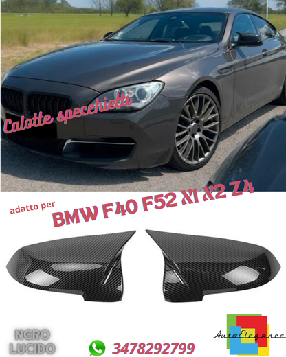 ✨Glossy Black Replacement Mirror Caps Suitable for BMW 5 6 7 SERIES✨
