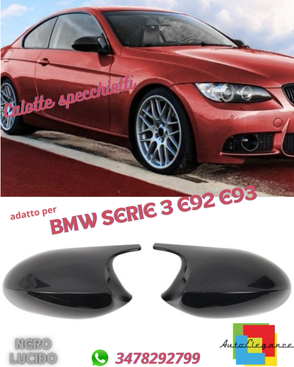 ✨Calotte specchietti di ricambio nero lucido adatto per BMW SERIE 3 E92 E93