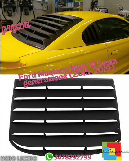 🔝Griglie del lunotto adatte per Ford Mustang Mk6 VI Sesta generazione 2015-2019V