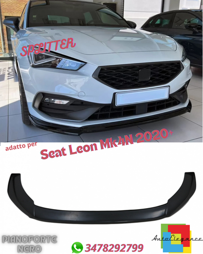 🤩FRONT SPLITTER SUITABLE for Seat Leon MK4 FR 2020+🤩