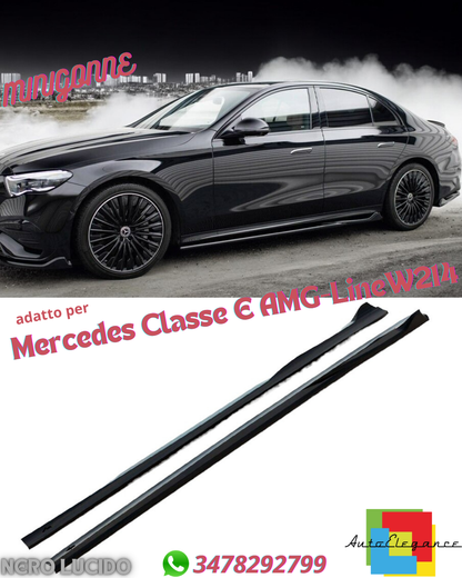 ⭐SKIRT SUITABLE FOR Mercedes E-Class W214 AMG-Line⭐