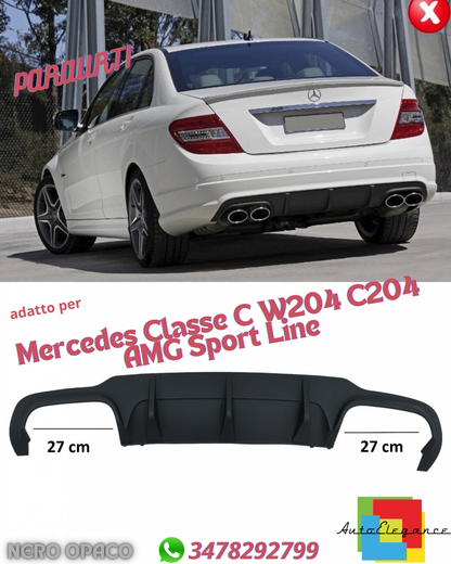⭐PARAURTI ADATTO PER Mercedes Classe C W204 C204 AMG Sport Line (2012-2014)⭐