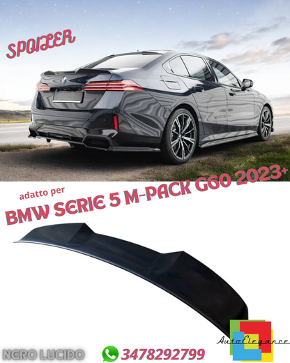 ⭐SPOILER POSTERIORE 3D ADATTO PER BMW SERIE 5 M-PACK G60 2023+⭐