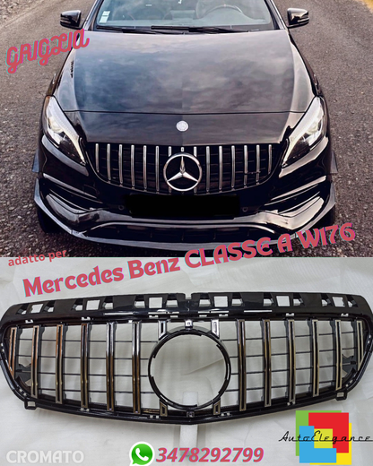 ⭐GRIGLIA GT Panamericana ADATTO PER MERCEDES CLASSE A W176 2012 - 2015⭐
