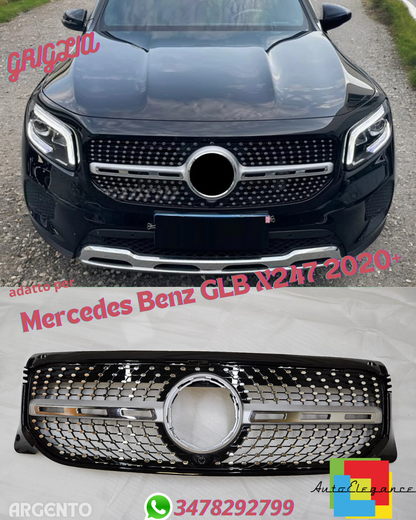 ⭐GT Panamericana GRILLE SUITABLE FOR MERCEDES BENZ GLB X247 2020+⭐