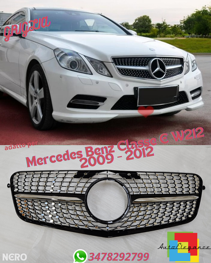 ⭐GT Panamericana GRILLE SUITABLE FOR MERCEDES E-Class W212 2009 - 2012⭐