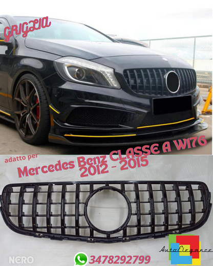 ⭐GRIGLIA GT Panamericana ADATTO PER MERCEDES W176 CLASSE A 2012 - 2015⭐