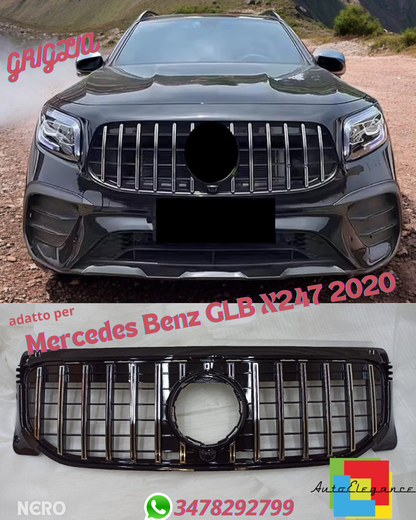 ⭐GRIGLIA GT Panamericana ADATTO PER MERCEDES GLB X247 2020+⭐