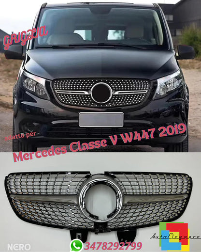 💎GRIGLIA DIAMANTE ADATTO PER MERCEDES CLASSE V W447 2019💎