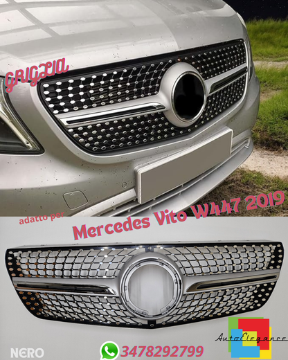 ⭐GRIGLIA DIAMANTE ADATTO PER MERCEDES Vito W447 2019 ⭐