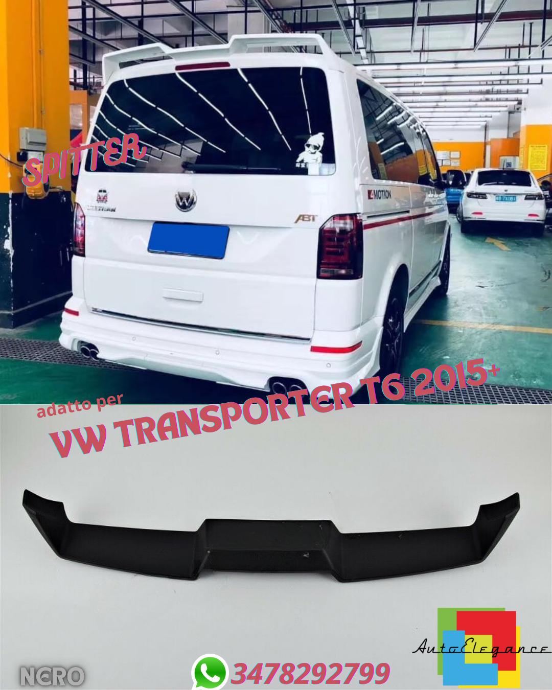 💎SPLITTER adatto per VW TRANSPORTER T6 2015+💎