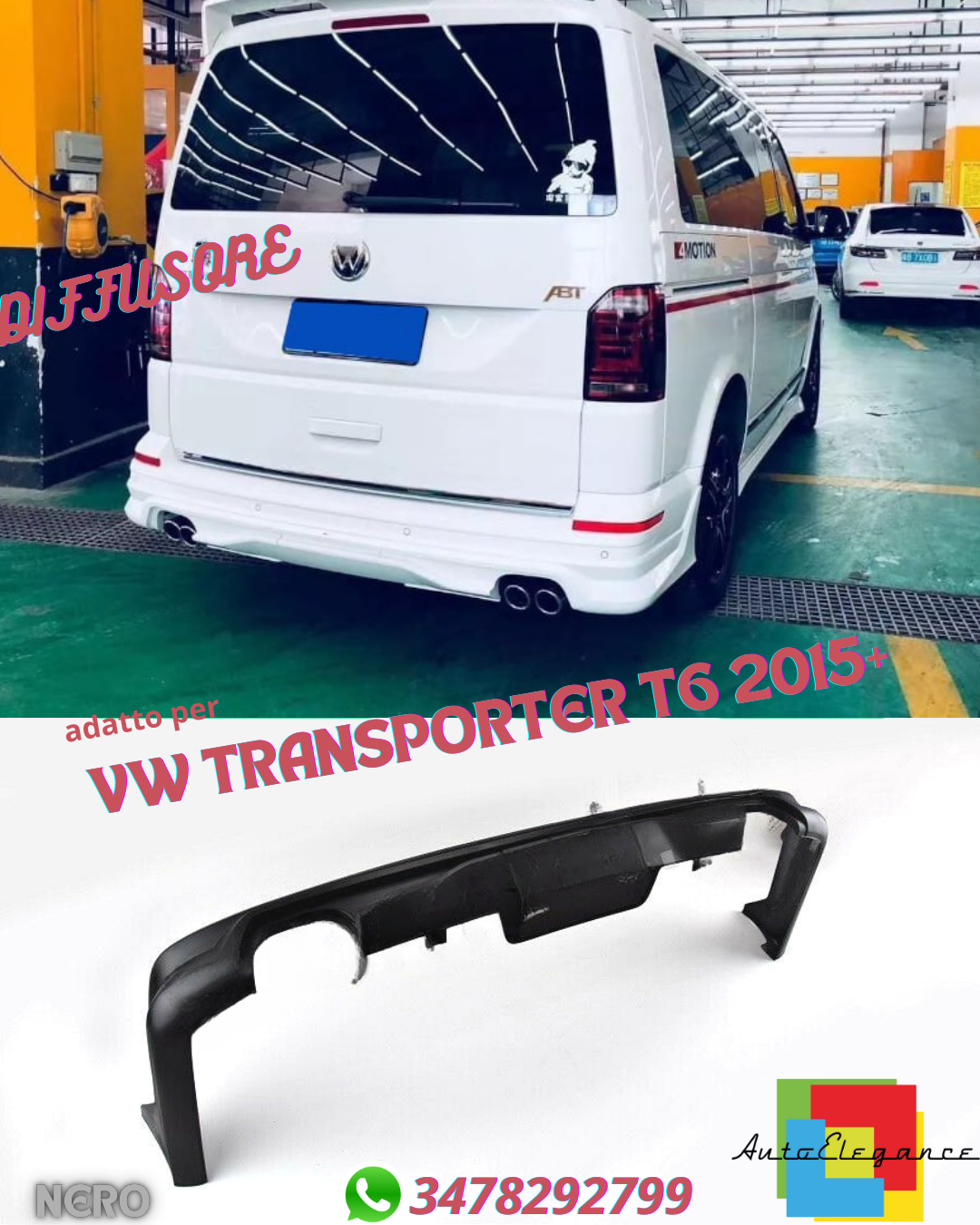 💎DIFFUSORE adatto per VW TRANSPORTER T6 2015+💎