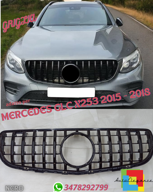 ⭐GRILLE SUITABLE FOR MERCEDES GLC X253 2015 - 2018⭐