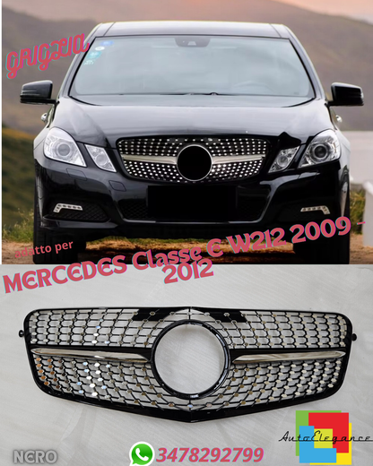 ⭐DIAMOND GRILLE SUITABLE FOR MERCEDES E-Class W212 2009 - 2012⭐