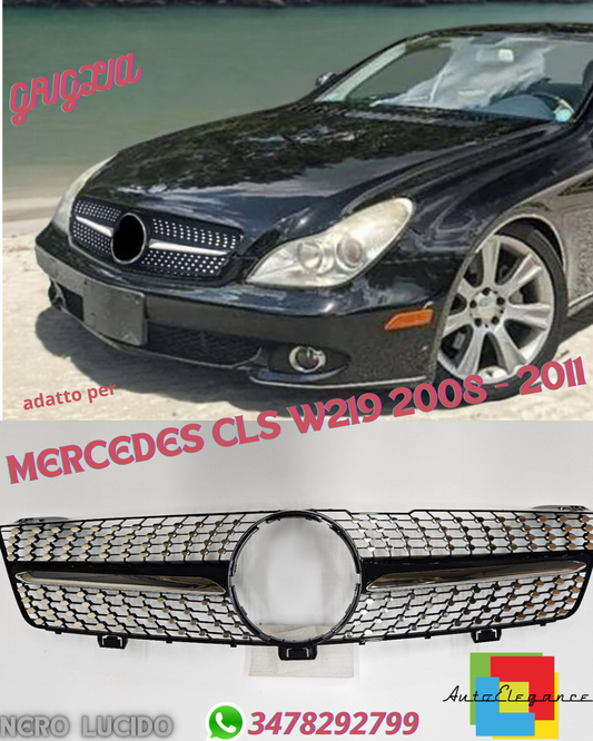 ⭐DIAMOND GRILLE SUITABLE FOR MERCEDES CLS W219 2008 - 2011⭐