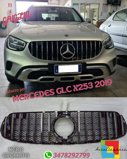 ⭐Panamericana GRILLE SUITABLE FOR MERCEDES GLC X253 2019⭐