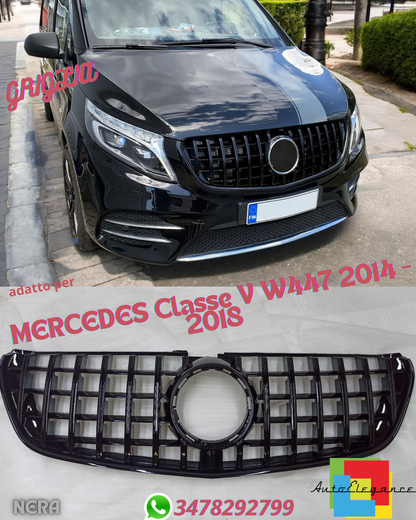 ⭐PANAMERICAN GRILLE SUITABLE FOR MERCEDES V-Class W447 2014 - 2018 ⭐
