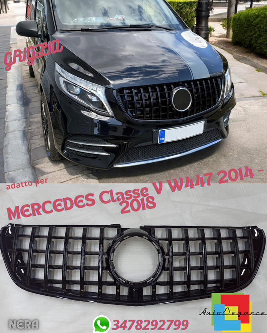 ⭐PANAMERICAN GRILLE SUITABLE FOR MERCEDES V-Class W447 2014 - 2018 ⭐