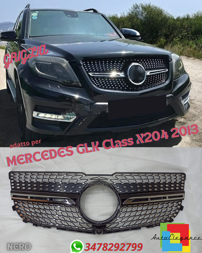 ⭐GRIGLIA DIAMANTE ADATTO PER MERCEDES GLK Class X204 2013⭐