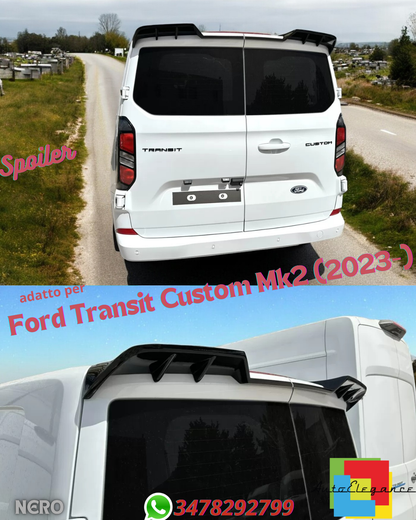 ⭐Spoiler sul tetto V.2 ADATTO PER Ford Transit Custom Mk2 (2023-)⭐