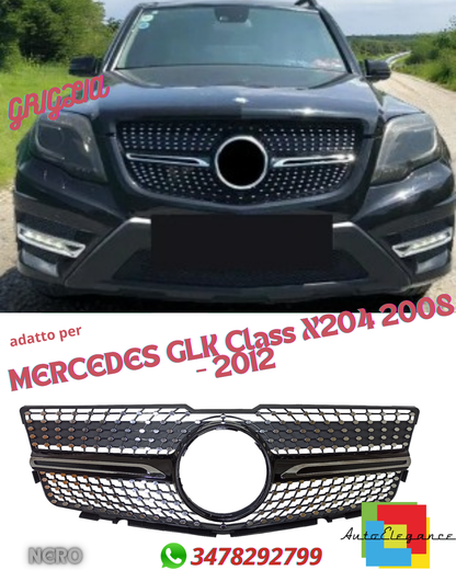 ⭐GRIGLIA DIAMANTE ADATTO PER MERCEDES GLK Class X204 2008 - 2012⭐