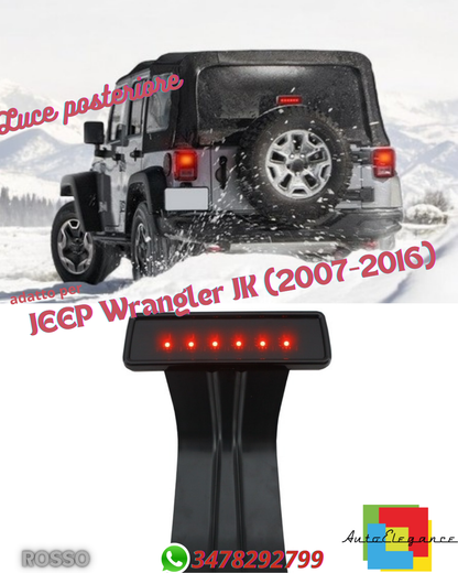 ⭐LED Rear Third Brake Light Fit For JEEP Wrangler JK ⭐