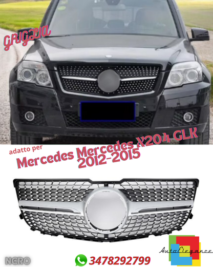 💎Grille suitable for Mercedes X204 GLK FACELIFT DIAMANT OPTIK💎