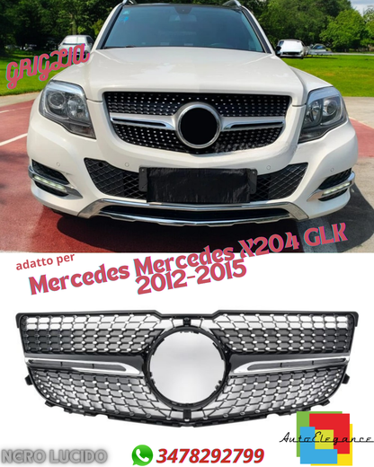 💎Grill suitable for Mercedes X204 GLK GLK FACELIFT DIAMOND LOOK💎