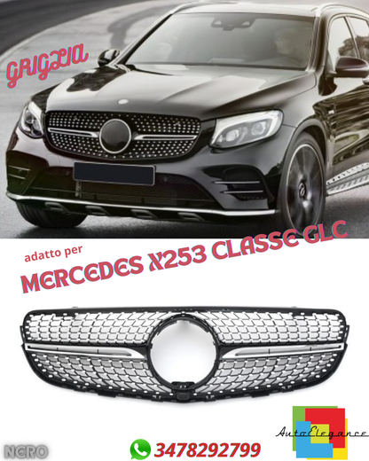 💎Griglia adatta per Mercedes CLASSE GLC X253 DIAMANT 360°💎