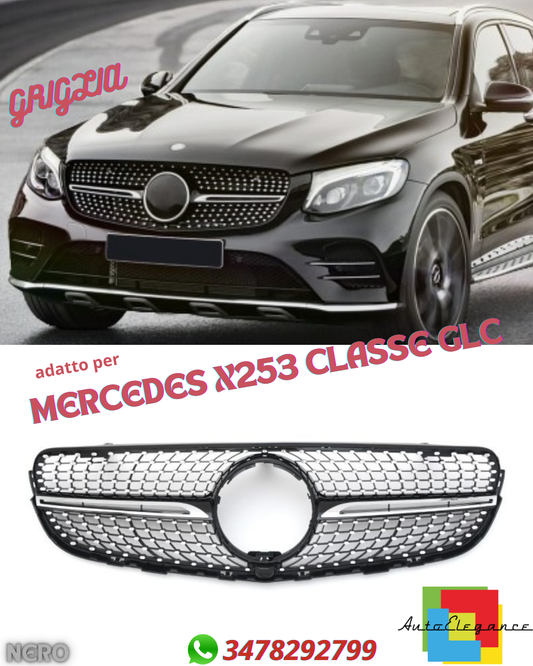 💎Griglia adatta per Mercedes CLASSE GLC X253 DIAMANT 360°💎