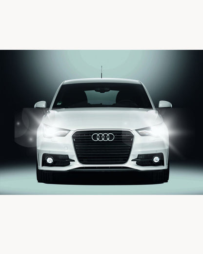 KIT LED H7 AUDI A1 6000K XENON NO AVARIA ANABBAGLIANTI 6400 LUMEN NO AVARIA LUCI