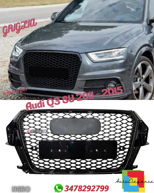💎Grill suitable for Audi Q3 8U 2011 - 2015 BLACK 💎