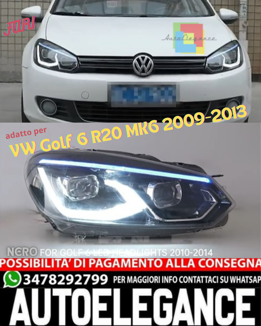 💎HEADLIGHTS SUITABLE FOR VW Golf 6 R20 MK6 2009-2013 💎
