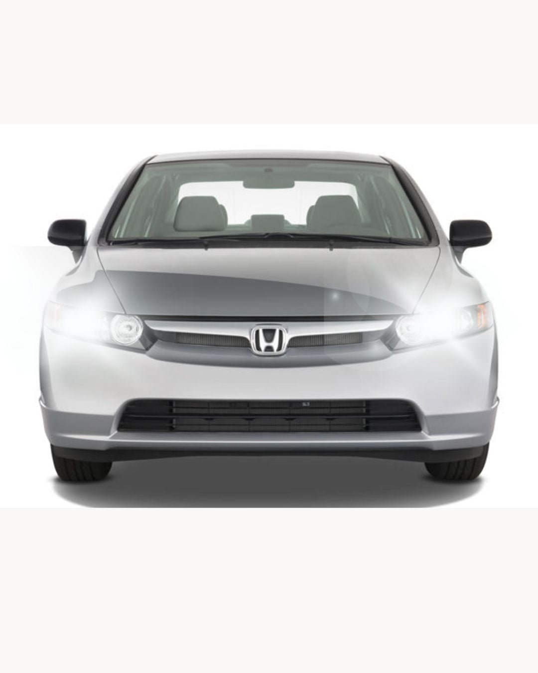 H7 LED LOW BEAM LAMP KIT HONDA CIVIC 8 6000K NO ERROR WHITE 6400 LUMEN