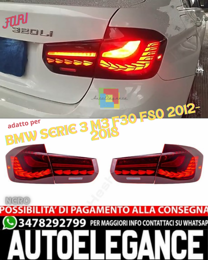 💎TAILLIGHTS SUITABLE FOR BMW 3 SERIES M3 F30 F80 2012-2018💎