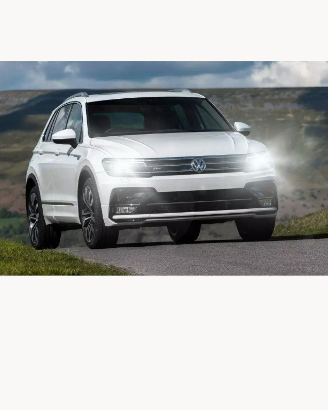 LED HIGH BEAM LAMP KIT VW ​​TIGUAN MK2 LED H7 6000K 6400 LUMEN NO ERROR 