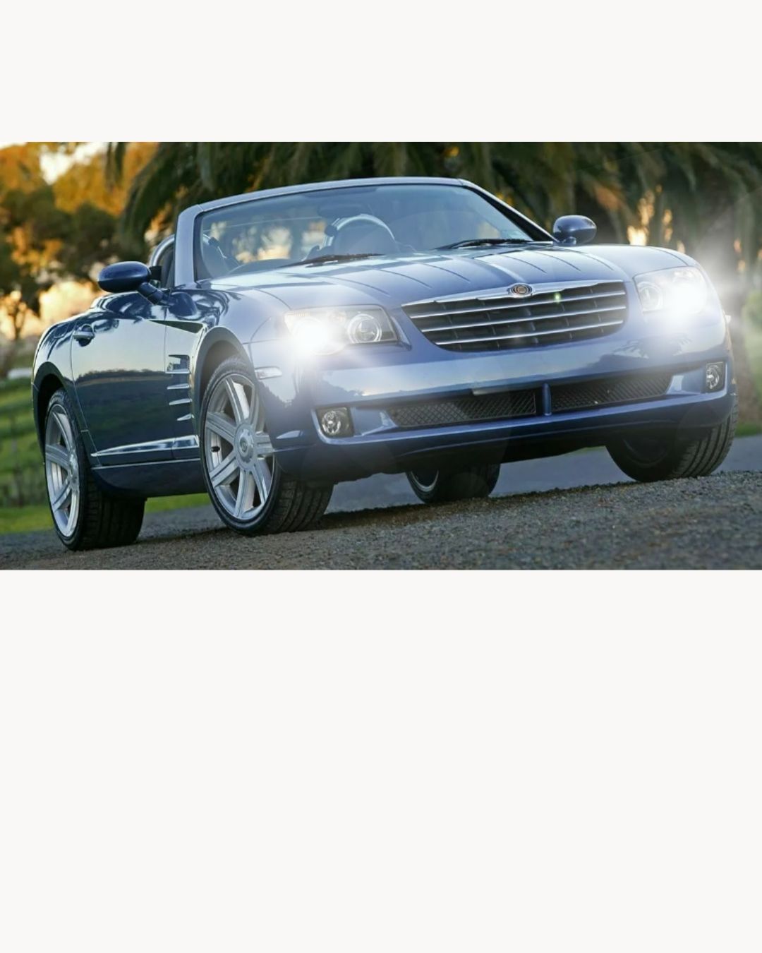 CHRYSLER CROSSFIRE H7 LED KIT WHITE 6400 LUMEN HIGH BEAM QUICK START 