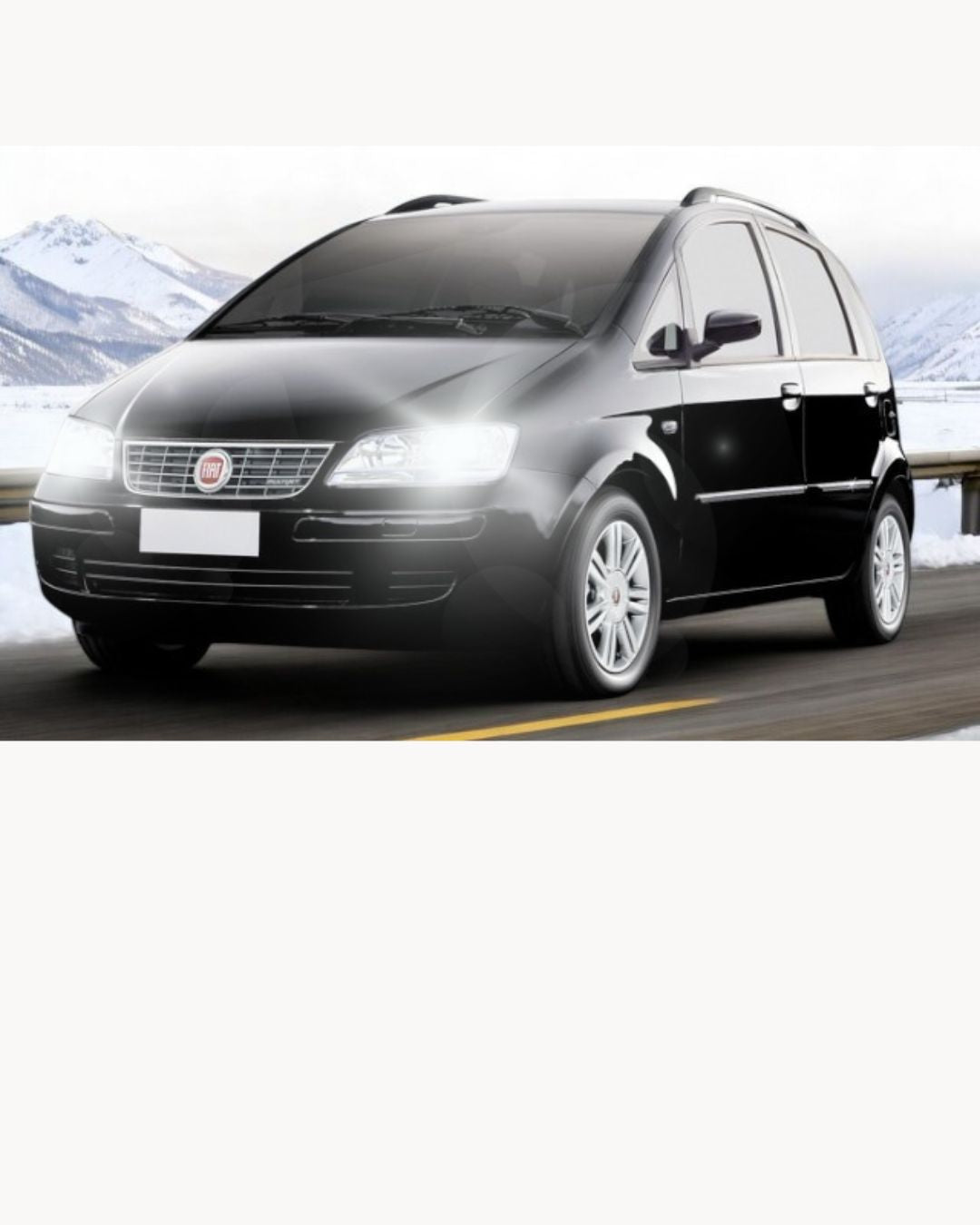 FIAT IDEA LED LOW BEAM LAMP KIT H7 6000K NO ERROR LED LAMPS 