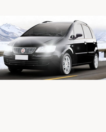 FIAT IDEA LED LOW BEAM LAMP KIT H7 6000K NO ERROR LED LAMPS 