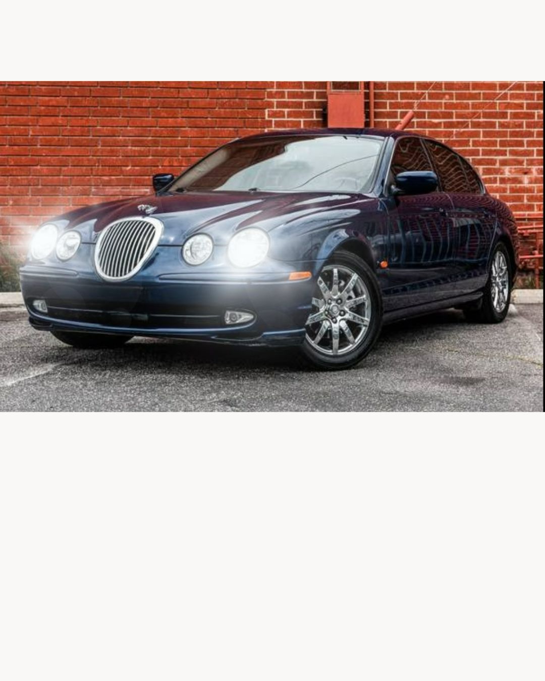 KIT FULL LED JAGUAR S-TYPE LAMPADE LED H7 6000K BIANCO GHIACCIO NO ERROR