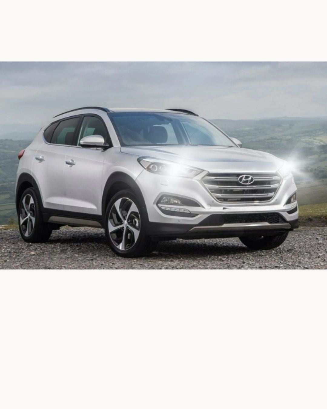 H7 CANBUS HYUNDAI TUCSON LED KIT WITH 360° LED 9600 LUMEN 6000K + LAMPHOLDER 