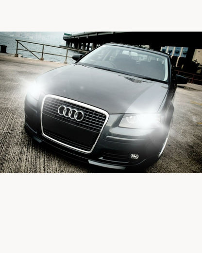 KIT LED H7 CANBUS AUDI A3 8P + SPORTBACK CON LED A 360° 9600 LUMEN 6000K BIANCO