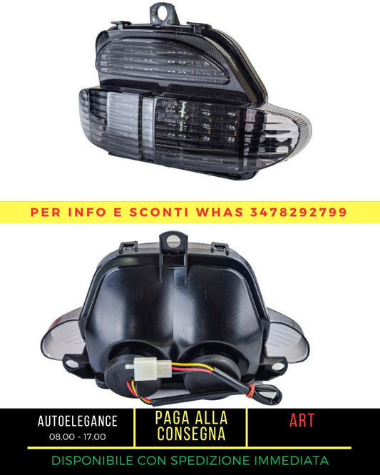 Motorcycle LED Tail Light Clear Glass Smoke For Honda CBR 900 Fireblade SC33 98-99 