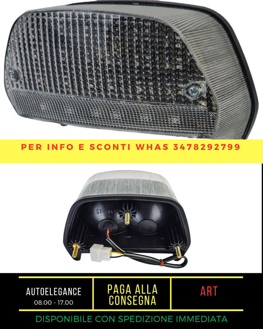 Motorcycle LED Rear Light Clear Glass For Kawasaki EN 500 EN500 ZR 5 